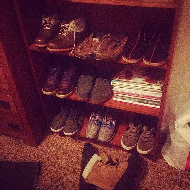Kicks Photograph - Packed 9 Pairs Of Shoes And And 1 Pair by Tyler Mallory