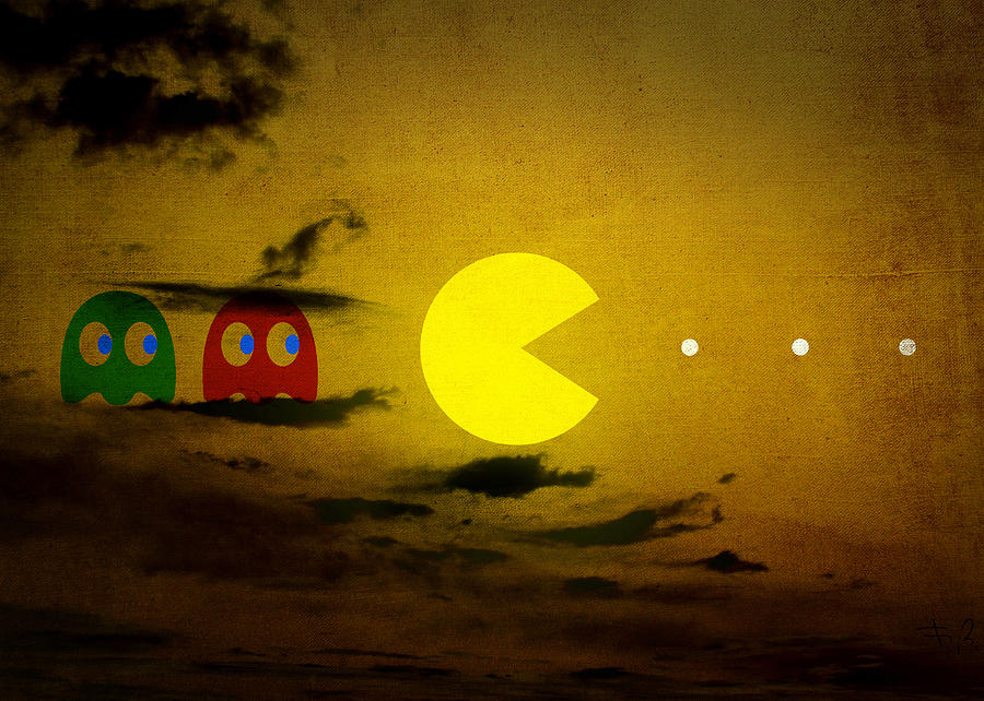 Pacman-scape Digital Art By Filippo B | Fine Art America