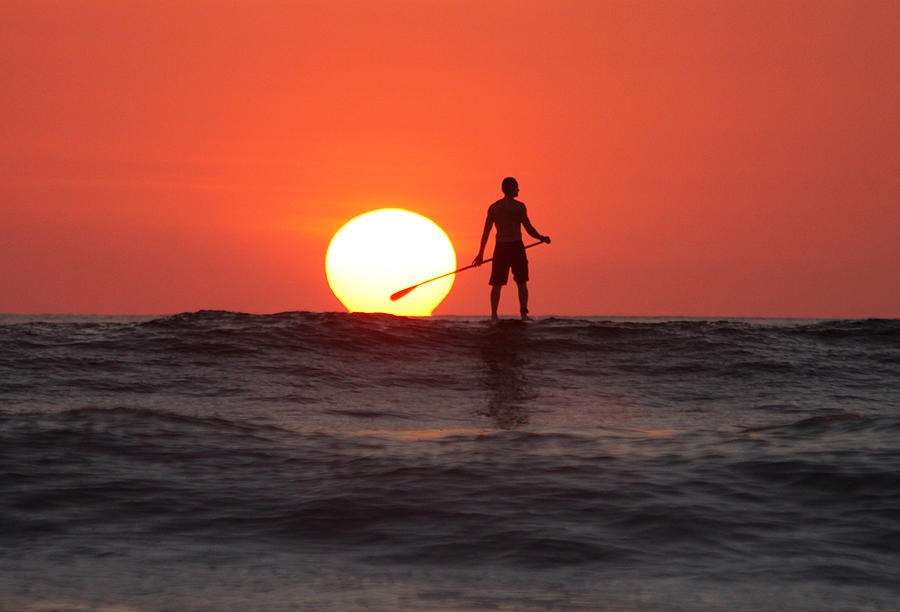 Paddle Board Sunset Photograph by Nathan Miller