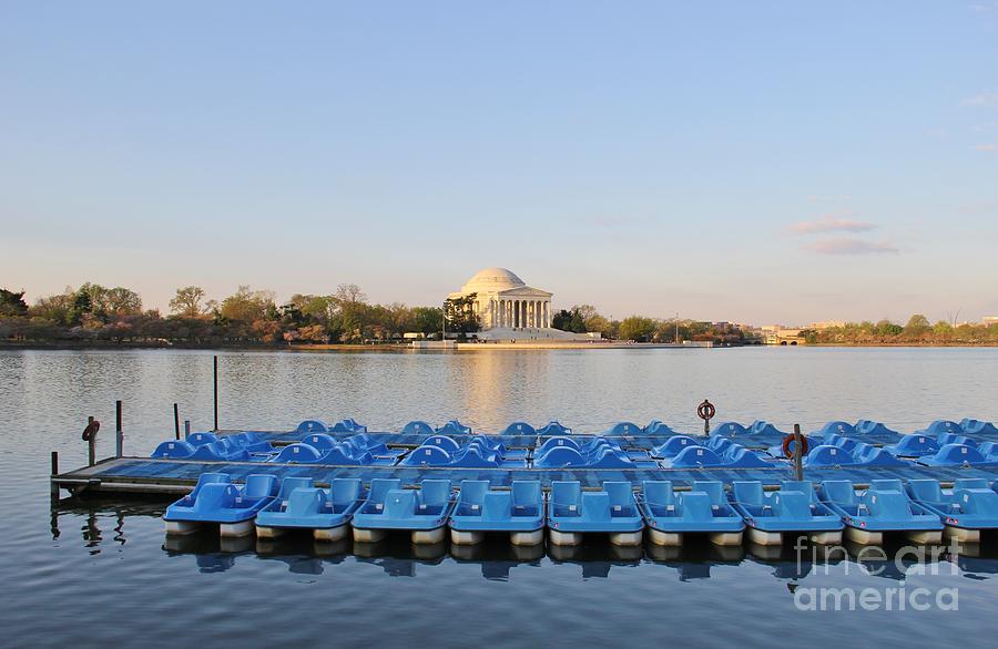 Paddle boats on the Tidal Basin Photograph by Laurie Tracy Fine Art America