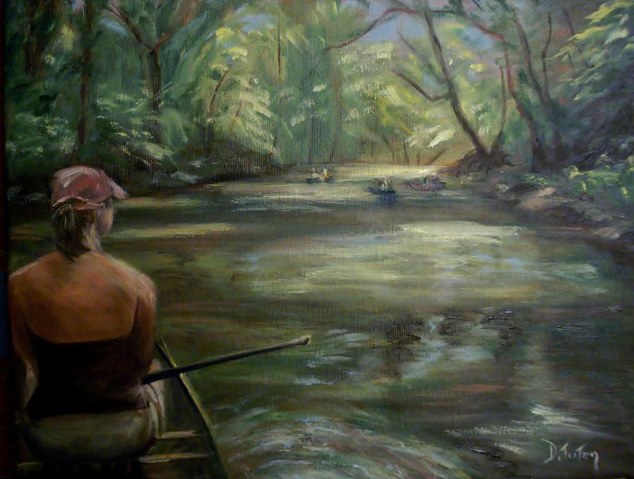 Paddle Break Painting by Donna Tuten