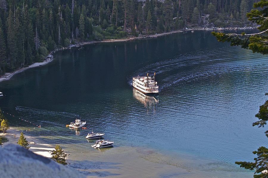 Paddle Wheel Emerald Bay Photograph by SC Heffner