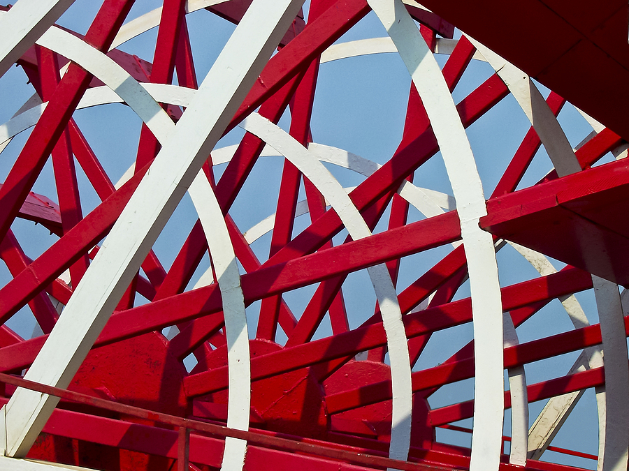 Abstract Photograph - Paddlewheel by Christi Kraft