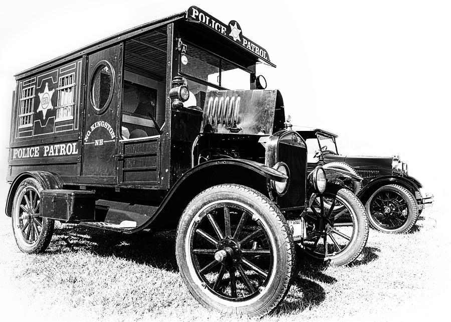 Vintage Photograph - Paddy Wagon by Larry Helms