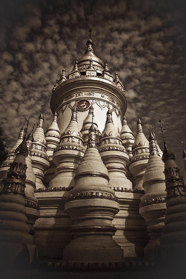 Pagoda in Myanmar Photograph by Maria Heyens