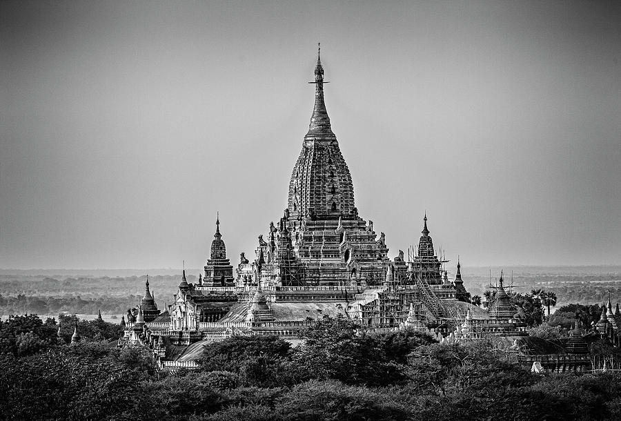 Pagoda Landscape Bagan by Manuela Martin