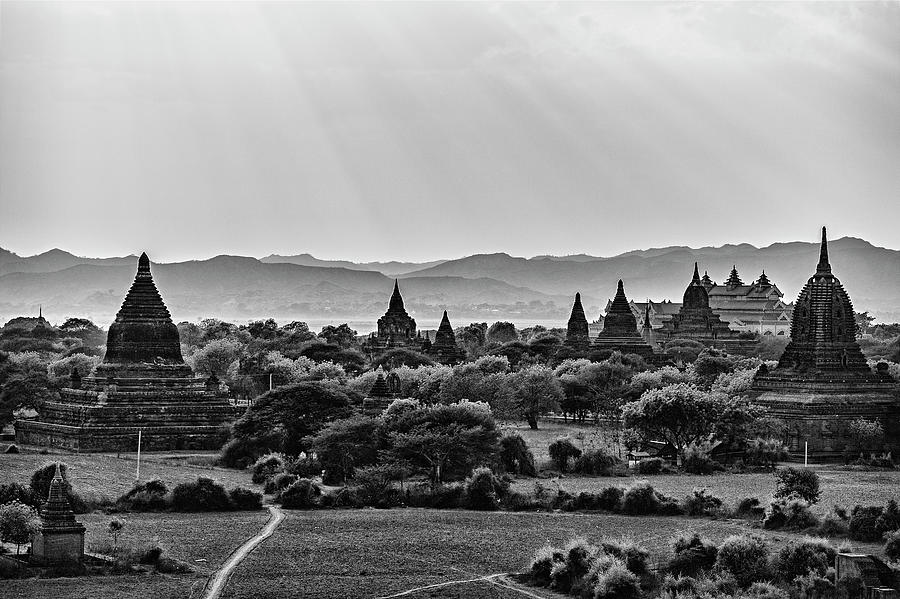 Pagoda Landscape In Old Bagan Photograph by Manuela Martin
