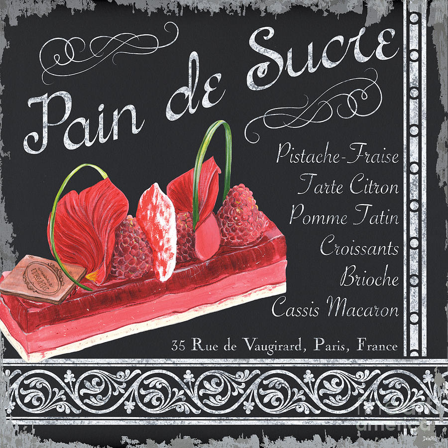 Snack Painting - Pain de Sucre by Debbie DeWitt