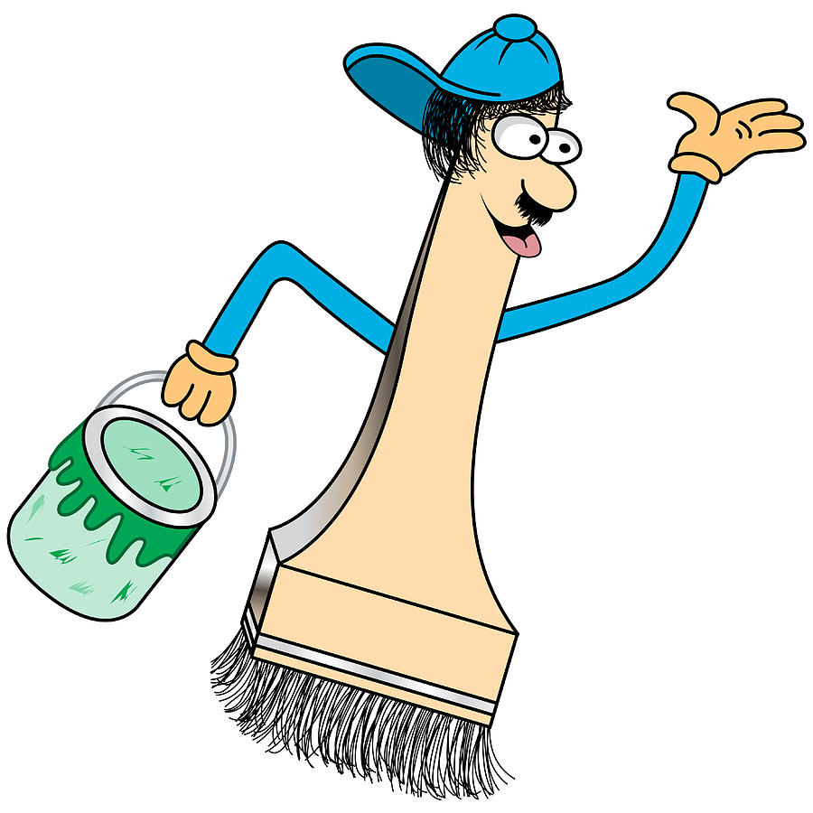 toothbrush cartoon character