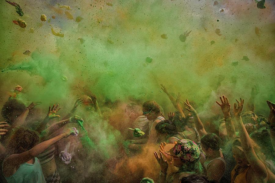 Paint Fight Photograph by 