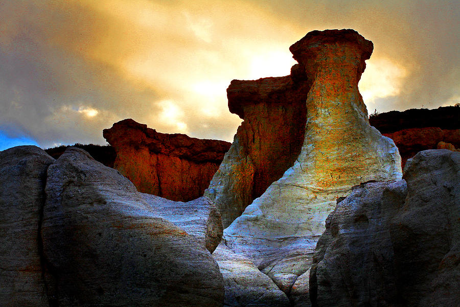 Native American Photograph - Paint Mines of Calhan by Mike Flynn