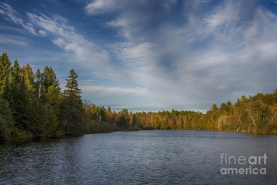 Paint River - Autumn Photograph by Dan Hefle