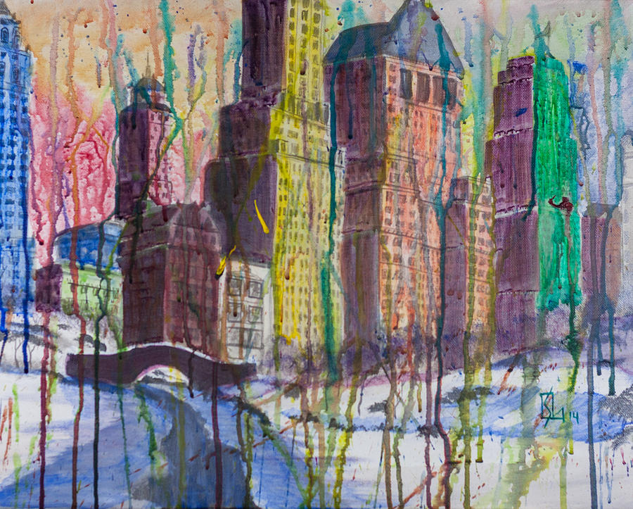 New York City Painting - The Crying City by Lee Stockwell