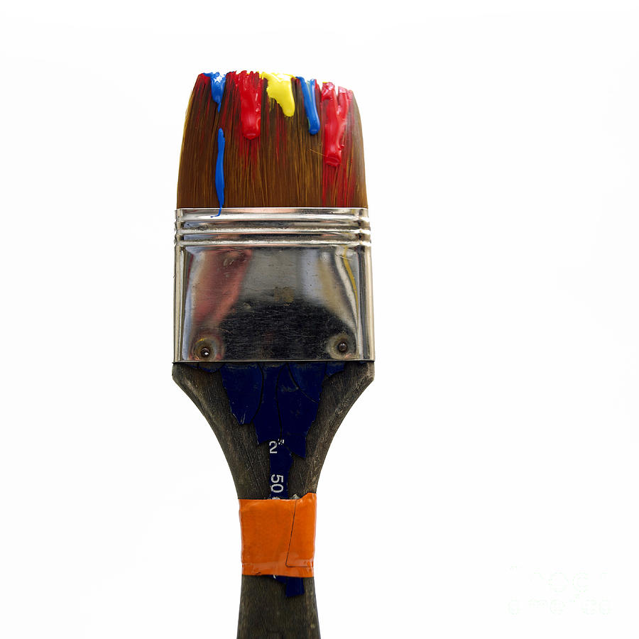 Still Life Photograph - Paintbrush by Bernard Jaubert