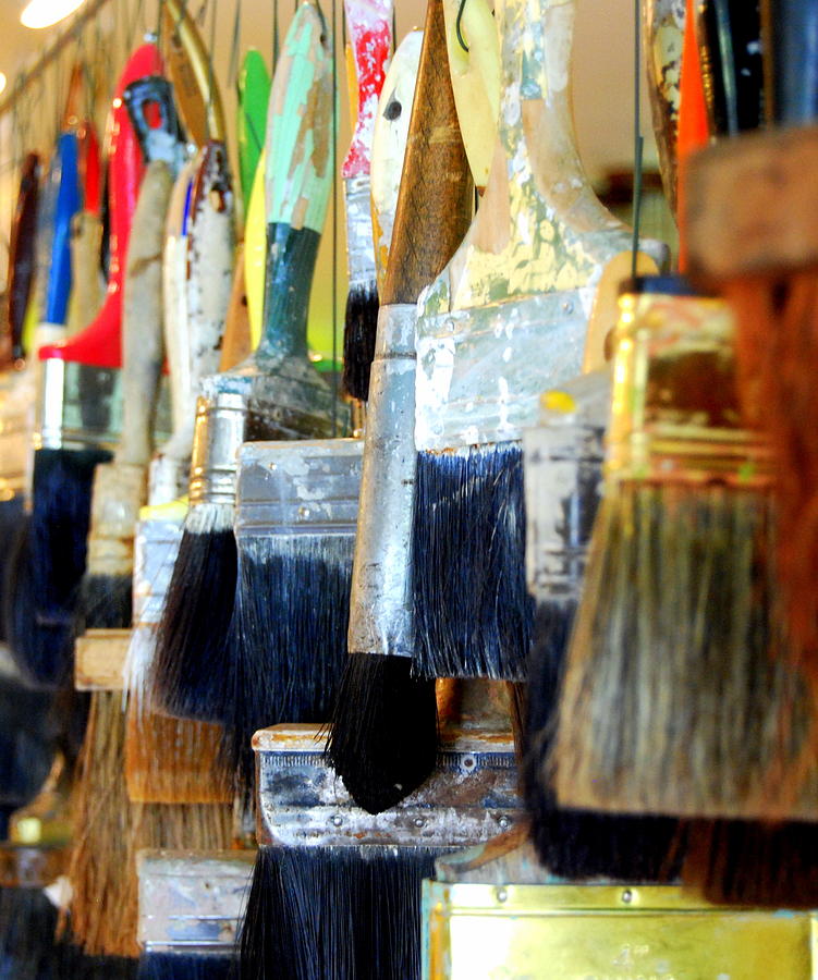 Paintbrush Collection Photograph by Mamie Gunning - Fine Art America