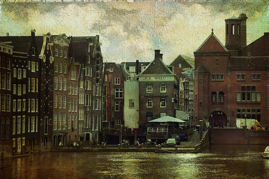 Painted Amsterdam Photograph by Jenny Rainbow