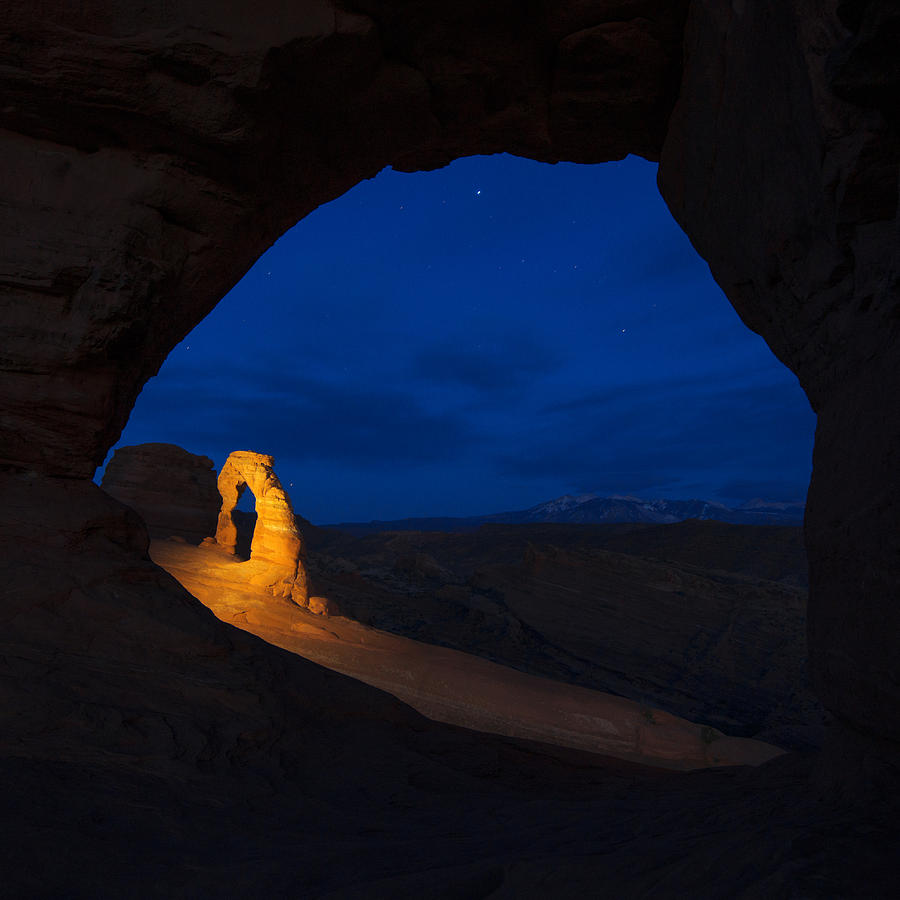 Desert Photograph - Painted Arch by Dustin LeFevre