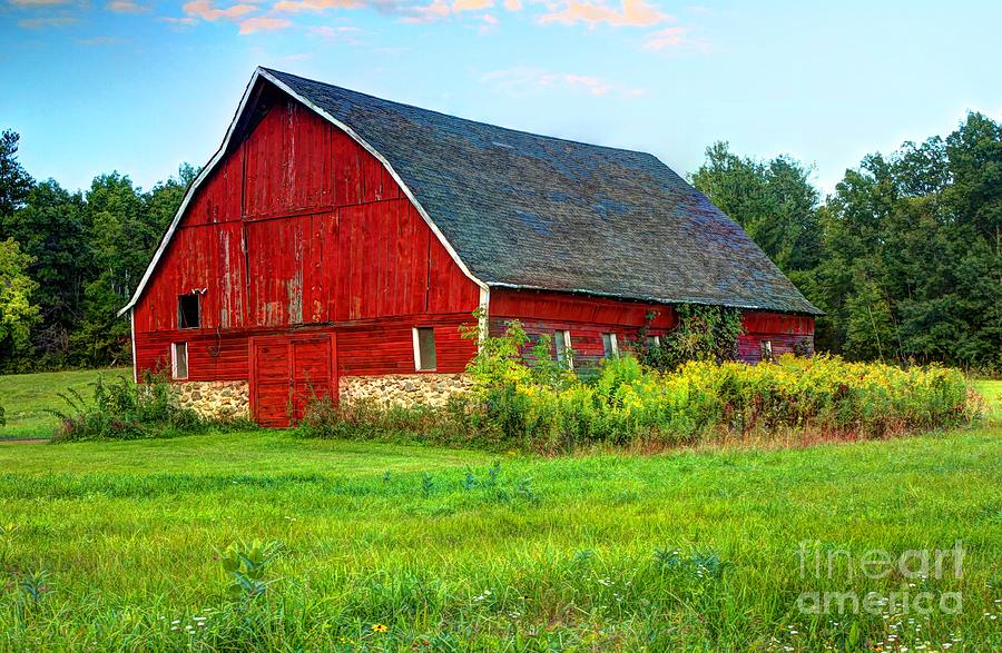 Painted Barn Photograph by Lowell Stevens | Fine Art America