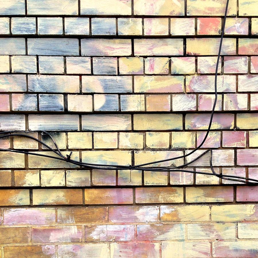 Painted Brick Photograph - Painted Brick by Julie Gebhardt