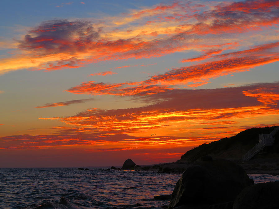 Painted Clouds Sunrise Photograph by Dianne Cowen Cape Cod and Ocean ...