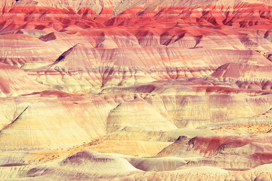 Painted Desert Abstract Photograph by Roupen Baker