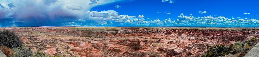 Painted Desert Panorama 1 Photograph by Alan Marlowe
