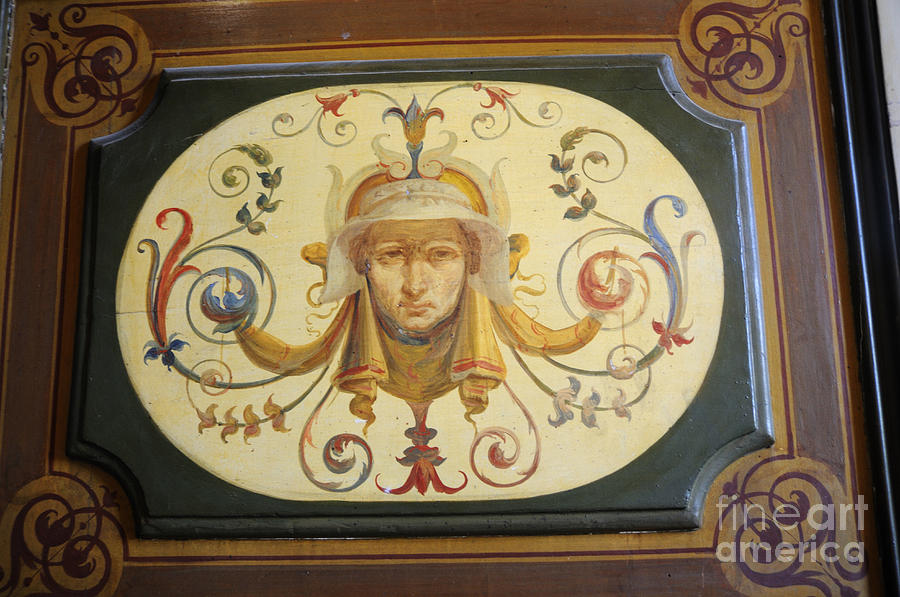 Painted Door in the Vatican Photograph by Brenda Kean