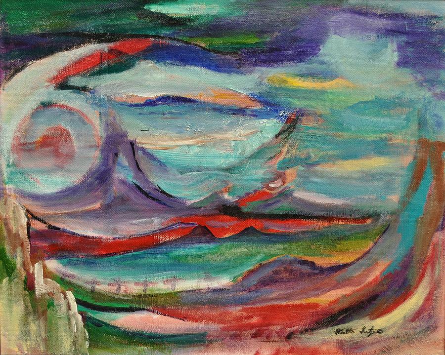 Abstract Painting - Painted Earth by Heather Kertzer Abstract Painting - Painted Earth by Heather Kertzer