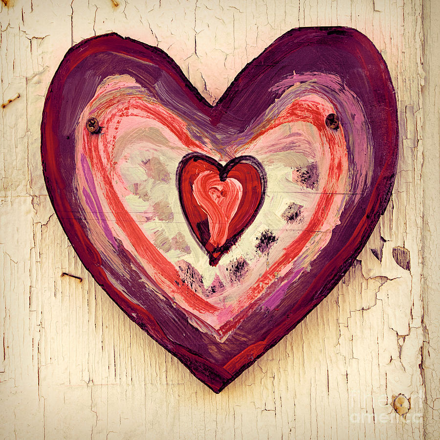 Painted Heart Photograph by Jill Battaglia