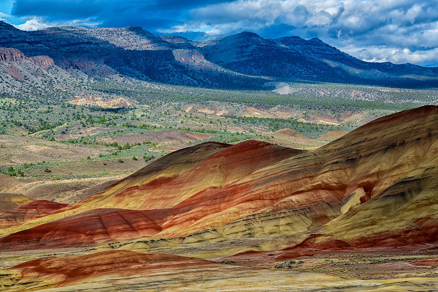 Mountain Photograph - Painted Hills I by Robert Bynum