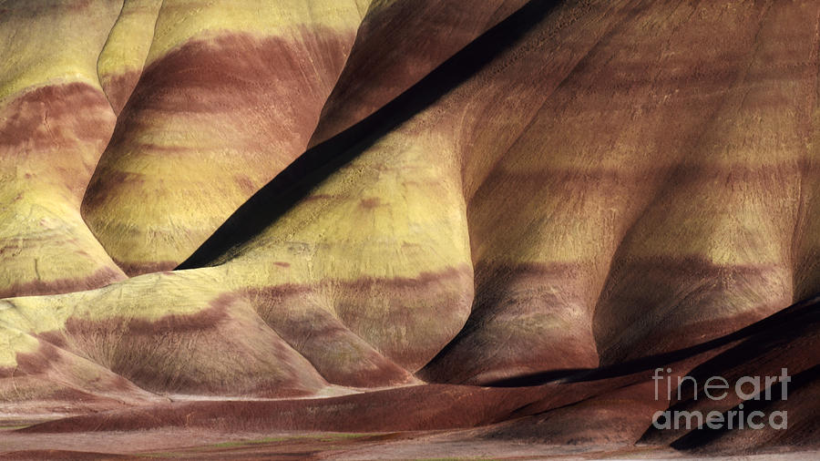 Nature Photograph - Painted Hills Oregon 5 by Bob Christopher