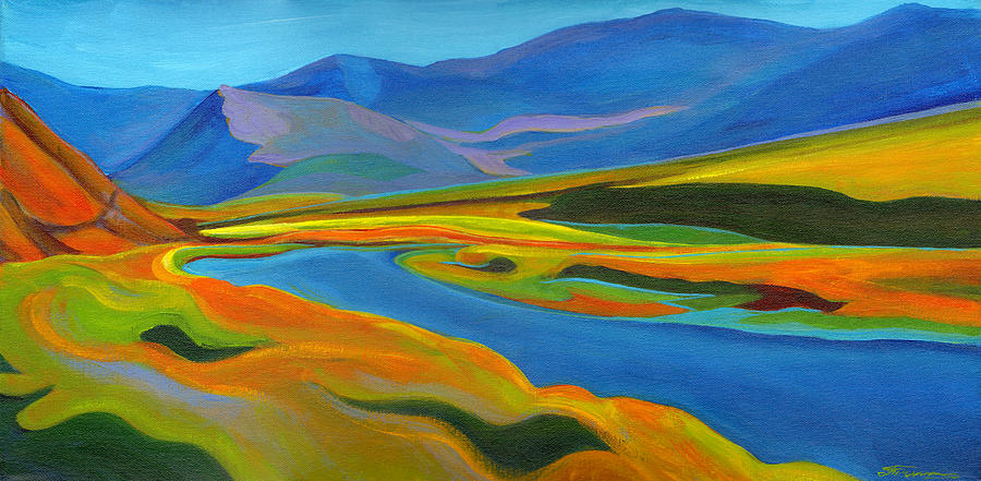 Painted Hills Painting by Tanya Filichkin