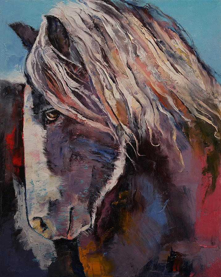 Highland Pony Painting by Michael Creese