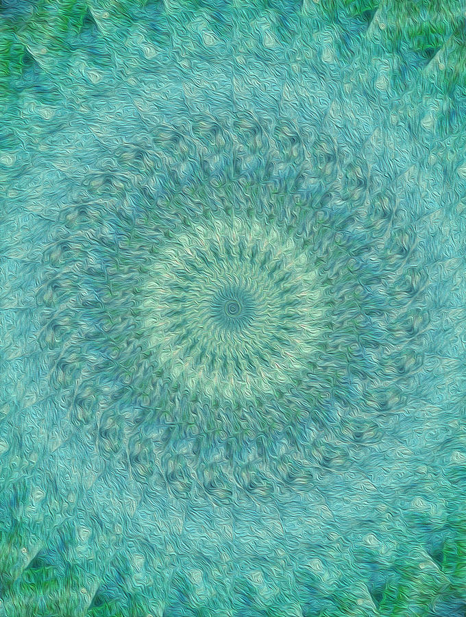 Painted Kaleidoscope 4 Digital Art by Rhonda Barrett