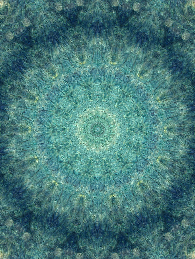 Painted Kaleidoscope 5 Digital Art by Rhonda Barrett