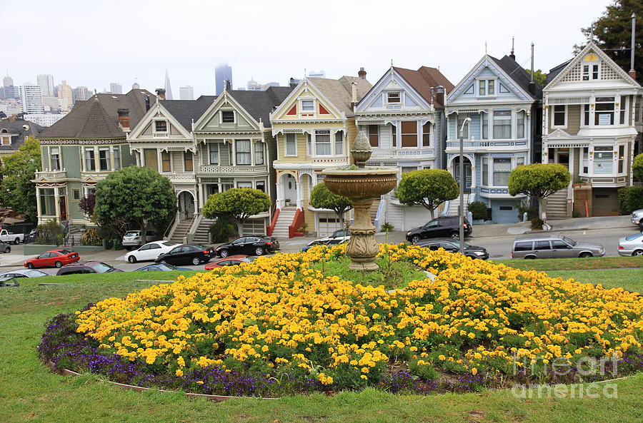 Painted Ladies In San Francisco Photograph by Christiane Schulze Art And Photography