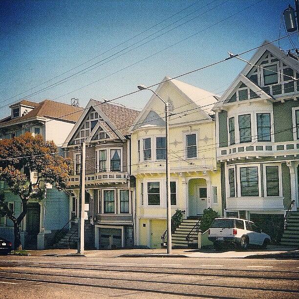 San Francisco Photograph - Painted Ladies by Lottie H