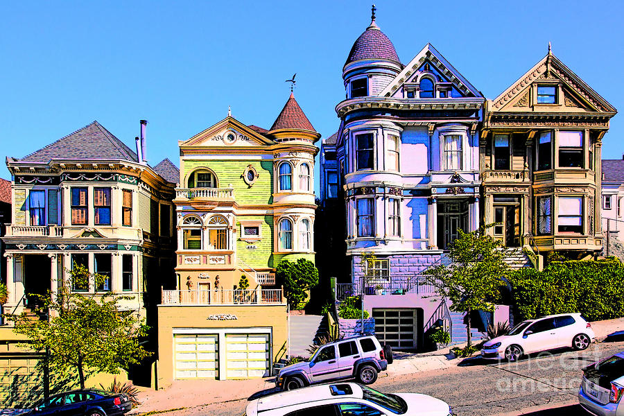 Painted Ladies Of San Francisco Alamo Square 5d28013v2 Wingsdomain Art And Photography 