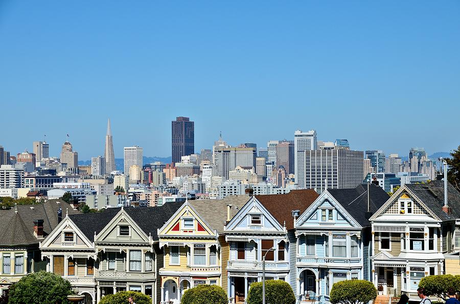 Painted Ladies San Francisco Photograph by Steven Richman