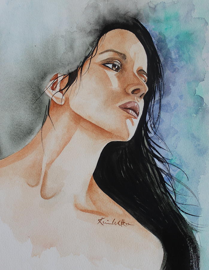 Regrets Watercolor Painting by Kimberly Walker