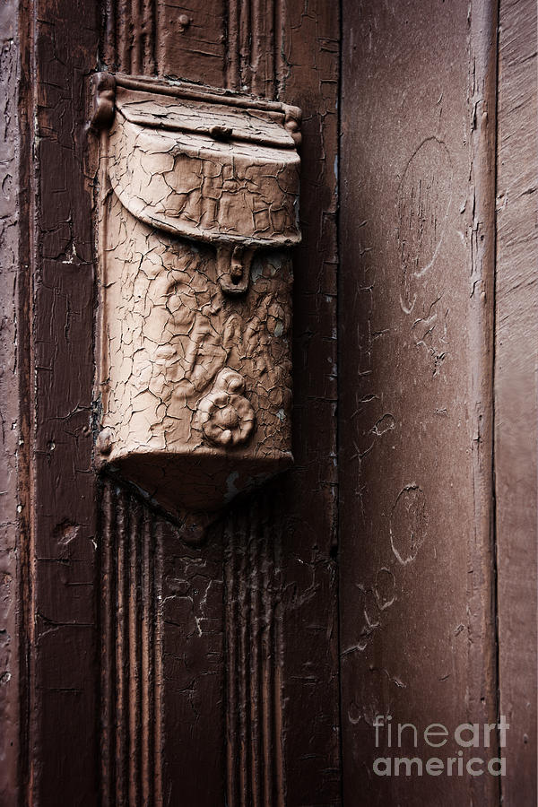 Brown Photograph - Painted Mailbox by Margie Hurwich
