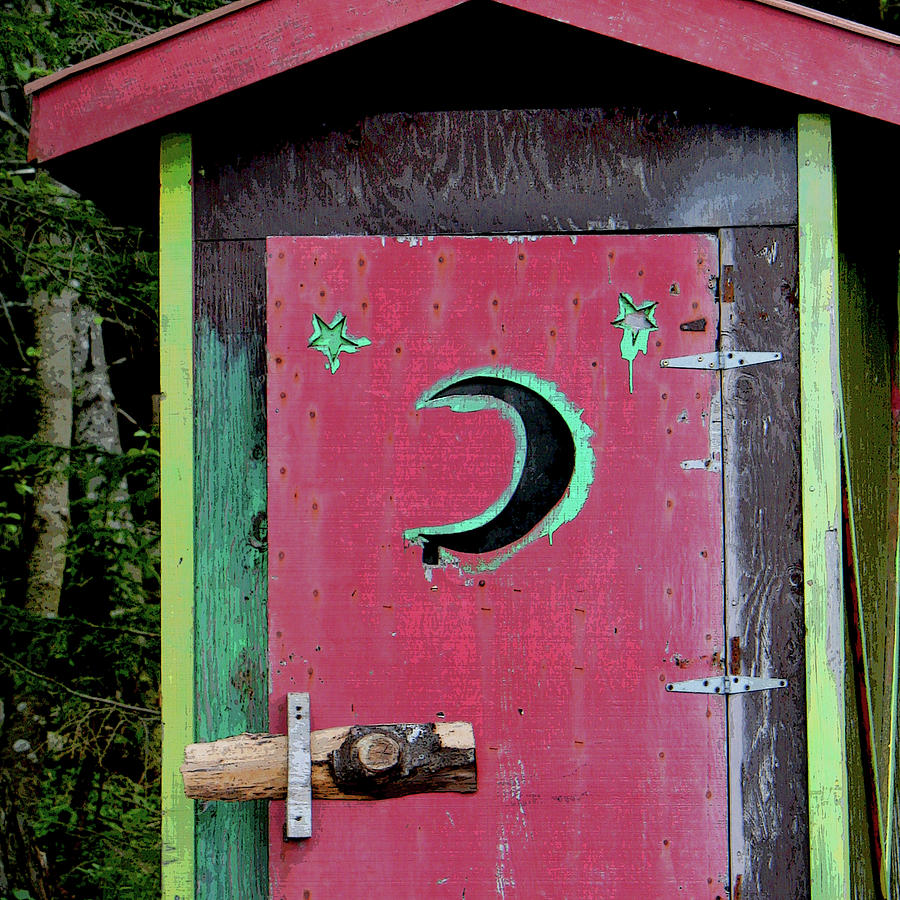 Painted Outhouse Photograph by Art Block Collections