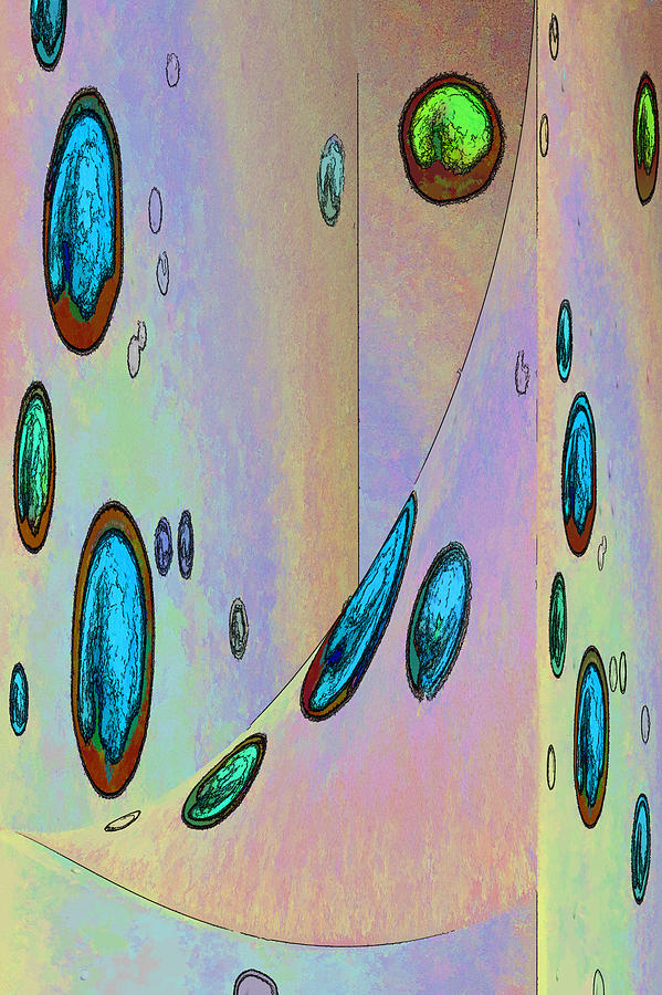Painted Raindrops Digital Art by Susan Stone