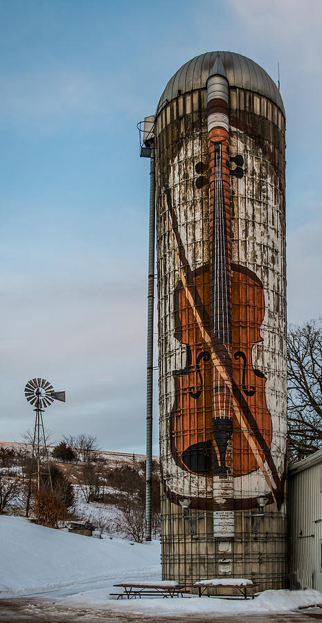 Painted Silo Photograph by Paul Freidlund