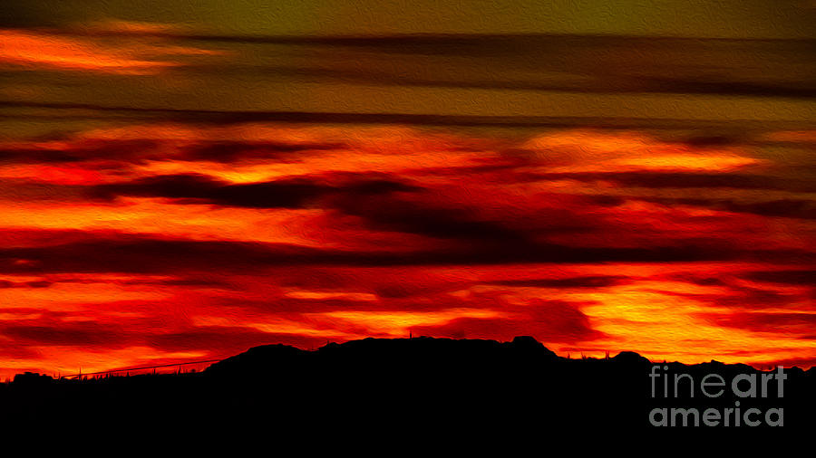 Tucson Photograph - Painted Sky 34 by Mark Myhaver