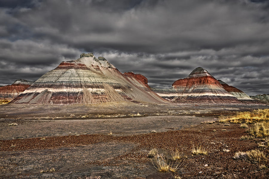 Petrified Forest National Park Photograph - Painted Teepees by Medicine Tree Studios