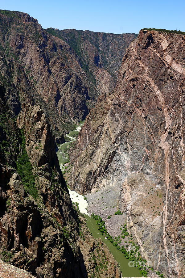 Painted Wall Black Canyon Of The Gunnison Photograph by Christiane Schulze Art And Photography