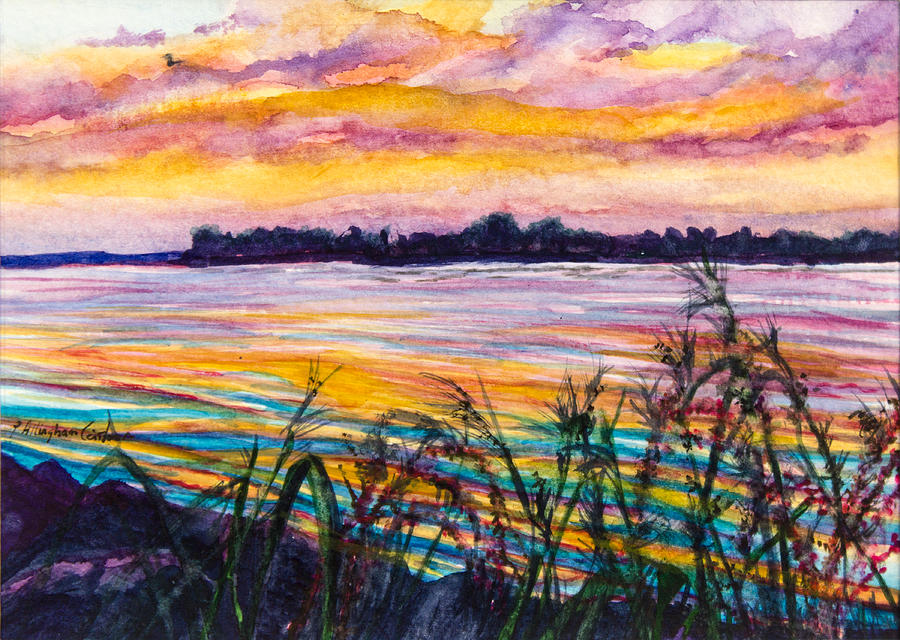 Painted Water Painting by Patricia Allingham Carlson
