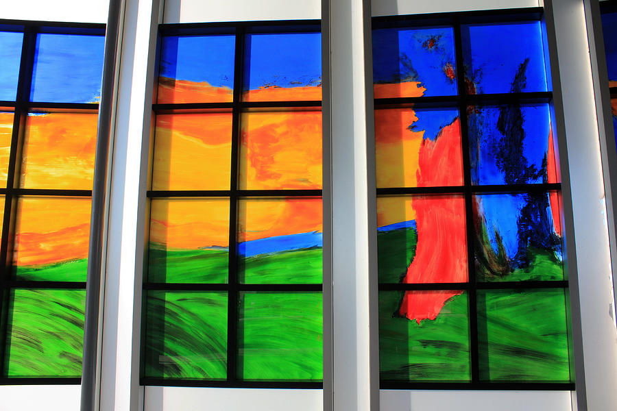 Painted Window Photograph by Gerry Bates