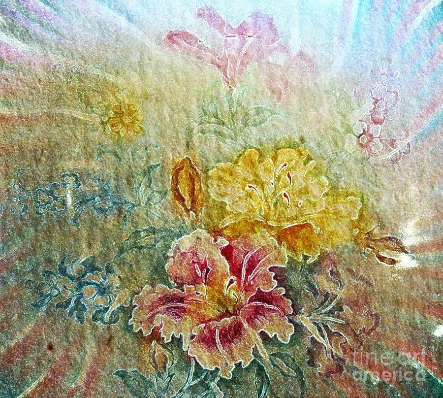 Painterly Floral Photograph by Judy Palkimas